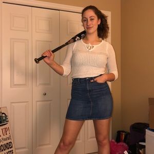 off white knitted sweater